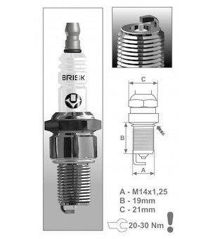 Zapaľovacia sviečka BRISK 1537