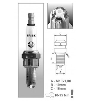 Zapaľovacia sviečka BRISK 3039