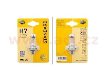 Zarovka svetlometu H7 /12V| 55W| PX26d/ Standard, Blister 1ks HELLA