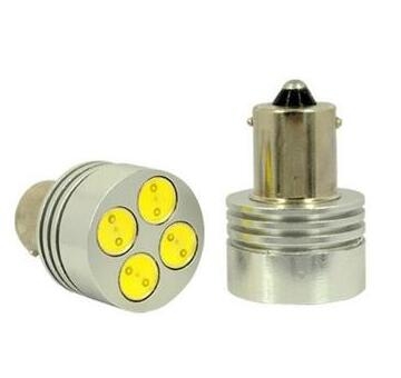 Žiarovka 12V 8 HYPER LED BAU15S, 21/5W biela