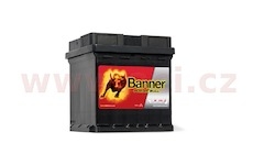 42Ah baterie, 390A, pravá BANNER Power Bull 175x175x190