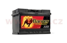 60Ah baterie 480A, pravá BANNER Starting Bull 241x175x175