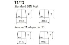 Adaptér kontaktu akumulátora T1/T3 