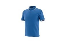 BETA POLO SHIRT TRICOLORE SHORT SLEEVE 100% COTTON BLUE ROYAL XL 471034/XL