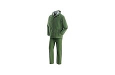 BETA RAINSUIT (JACKET AND TROUSERS) IN PVC - POLYESTER - PVC PLUVIO GREEN L