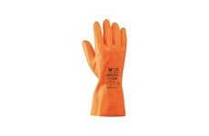 BETA RUKAVICE Z PŘÍRODNÍHO LATEXU, ORANŽOVÉ, DÉLKA 30CM, VEL. 10,5/XL, (1 PÁR), 346035/10.5