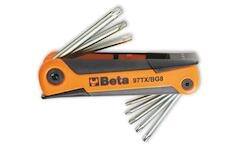 BETA SADA ZÁSTRČNÝCH KĽÚČOV PROFIL TORX, V RUKOJETI-MODEL 97TX/BG8 8 KS T9 - T40, V RUKOJETI