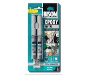 BISON Epoxy Metal - Tekutý kov Lepidlo EPOXY (oceľ,kovy,hliník,liatina) 24ml