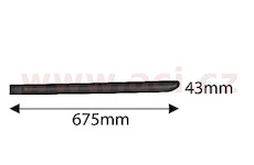 boční lišta předních dveří 4dv./Kombi, černá L