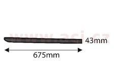 boční lišta předních dveří (4dv./Kombi) černá P