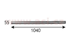 boční lišta předních dveří pro lak ORIGINÁL, P
