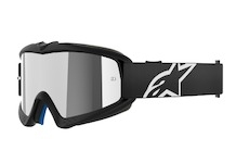 brýle VISION YOUTH CORP, ALPINESTARS, dětské (černá, zrcadlové stříbrné plexi) 2025