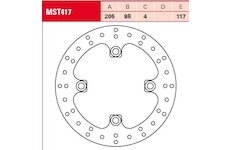 Brzdový kotúč TRW MST417