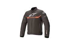 bunda T-SPS WATERPROOF, ALPINESTARS (černá/červená fluo, vel. 2XL)