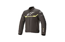 bunda T-SPS WATERPROOF, ALPINESTARS (černá/žlutá fluo, vel. 2XL)