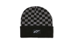 čepice CHECKERED CUFF BEANIE, ALPINESTARS (černá/šedá)