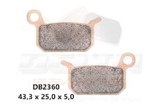 DELTA BRAKING Platničky brzdové MXD KTM 50 predné/zadné  = GF190