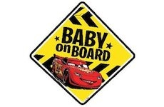 DISNEY Nálepka Baby On Board CARS