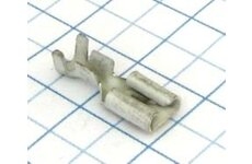 Dutinka plochá s jazýčkom 4,8x0,8mm (samica/konektor) - pocín. (0,5-1mm)