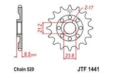 ELYSIUM Reťazové koliesko Suzuki 13 zubové = JTF 1441