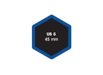 FERDUS Záplata uni US 6 na opravu plášťov - priemer 45 mm (50ks)