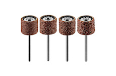 GRAPHITE Brúsne telieska 12.7mm, K60, K80, K120, K240, sada 100ks + stopky 3.2mm 2ks