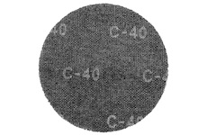 GRAPHITE Brúsny list so suchým zipsom, 225 mm, K40, pre brúsku 59G260, 10 ks