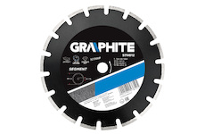 GRAPHITE Diamantový kotúč, 300 22.2 mm, segmentový a laserom zváraný