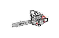 GRAPHITE Reťazová píla, benzínová, 2 kW/2,7 HP, vodidlo 18