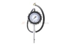 Hustič pneu s manometrom OMG-83 (s certifikátom) 0-12bar, manometer 80mm