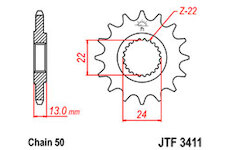 JT Reťazové koliesko JTF 3411-16