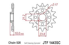 JT Reťazové koliesko JTF1443SC /Suzuki 13 zubové / samočistiace