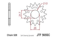 JT Reťazové koliesko JTF565SC /Yamaha/Kawasaki 13 zubové / samočistiace