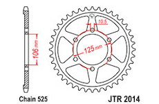 JT Rozeta zadná JTR 2014-47