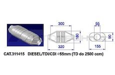 Katalyzátor NOVAK CAT.311415