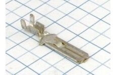 Kolík s jazýčkom 4,8mm (samec/konektor) - pocín. (0,5-1,5mm)