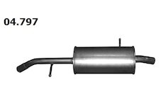 Koncový tlmič výfuku NOVAK 04.797