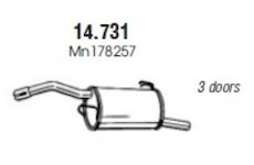 Koncový tlmič výfuku NOVAK 14.731