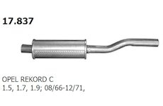 Koncový tlmič výfuku NOVAK 17.837