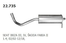 Koncový tlmič výfuku NOVAK 22.735
