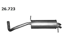 Koncový tlmič výfuku NOVAK 26.723