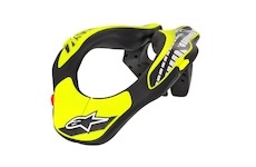 krční chránič NECK SUPPORT, ALPINESTARS, dětský (žlutý fluo/černý, vel. UNI) 2023