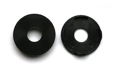 Kryt disku - stredový bez loga 54mm - s otvorom (1ks) Brock
