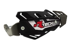 kryty páček FLX ATV, RTECH (černé, 4 varianty v 1, vč. montážní sady, průměr konusu 14 a 18 mm)