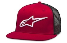 kšiltovka CORP TRUCKER, ALPINESTARS (červená/černá)