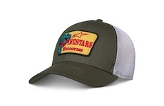 kšiltovka HARDWARE TRUCKER, ALPINESTARS (zelená/bílá)