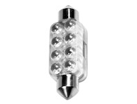 LAMPA Žiarovka 12V 8LED C5W biela 13x44mm sulfidka  /1ks/