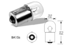 LUCAS Žiarovka 12V R5W BA15s