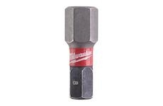 MILWAUKEE Skrutkovacie bity ShW Hex 8 25 mm – 2 ks
