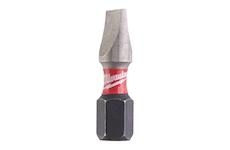 MILWAUKEE Skrutkovacie bity ShW SL1,2 × 6,5 25 mm – 2 ks